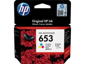 HP 653 Ink Advantage tintapatron h&aacute;romsz&iacute;nű (3YM74AE)
