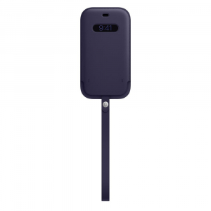 Apple MagSafe-rögzítésű bebújtatós iPhone 12/12 Pro bőrtok mély ibolyaszín (mk0a3zm/a)