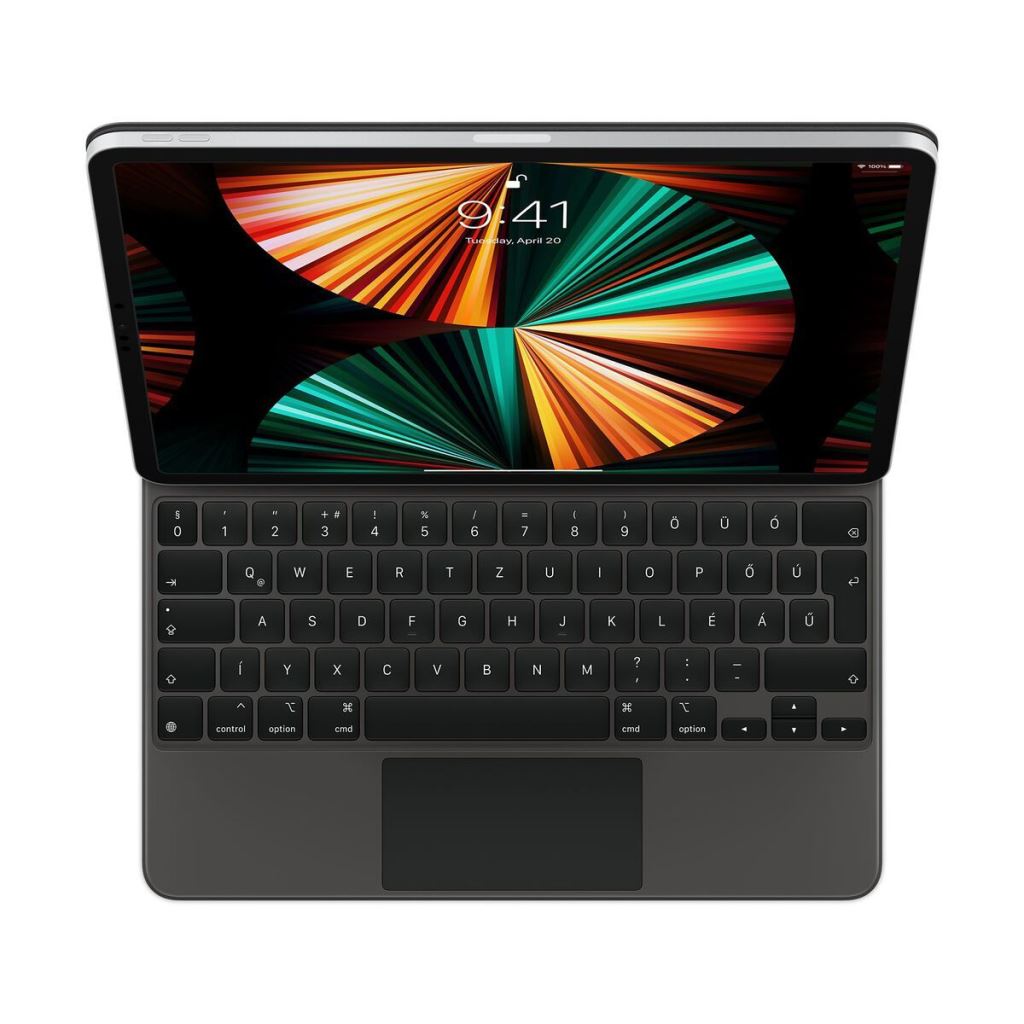 Apple Magic Keyboard iPad Pro 12.9" (5. gen) billentyűzet magyar fekete (MJQK3MG/A)