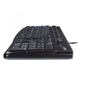 Logitech K120 USB billentyűzet US fekete OEM  (920-002479)