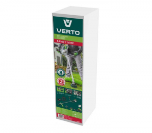 Verto 50G491 benzines fűkasza kiegészítőkkel, védőfelszerelésekkel 1.2kW