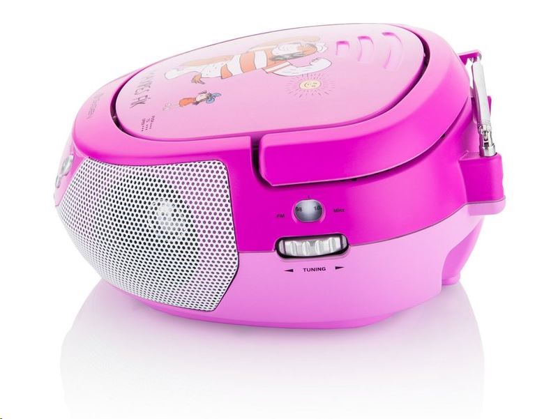 GOGEN GOGMAXIPREHRAVACP gyermek rádió CD/MP3/USB funkcióval rózsaszín
