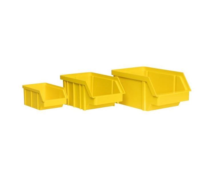 Stalflex rack szekrény tárolódoboz S sárga (1db) (BIN-S-Y)