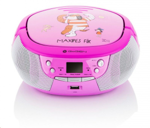 GOGEN GOGMAXIPREHRAVACP gyermek rádió CD/MP3/USB funkcióval rózsaszín