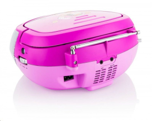 GOGEN GOGMAXIPREHRAVACP gyermek rádió CD/MP3/USB funkcióval rózsaszín