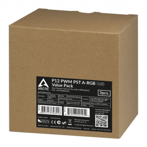 Arctic P12 PWM PST A-RGB ház hűtő ventilátor 12cm 3db (ACFAN00232A)