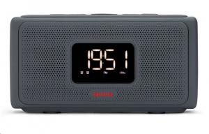 Aiwa CRU-80BT rádiós ébresztőóra szürke