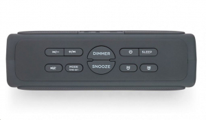 Aiwa CRU-80BT rádiós ébresztőóra szürke