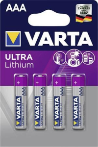 Varta Ultra Lithium AAA elem (4db/csomag) (6103301404)