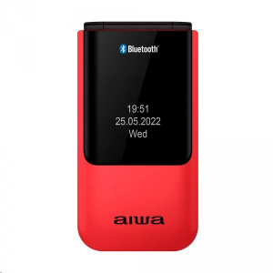 Aiwa FP-24RD Dual-Sim mobiltelefon fekete-piros