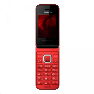 Aiwa FP-24RD Dual-Sim mobiltelefon fekete-piros