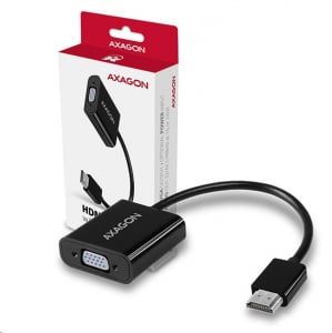 Axagon RVH-VGAN HDMI 1.4b - VGA + audio kimenet adapter