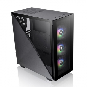 Thermaltake Divider 300 TG ARGB táp nélküli ablakos ház fekete (CA-1S2-00M1WN-01)