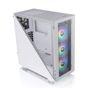 Thermaltake Divider 300 TG Snow ARGB t&aacute;p n&eacute;lk&uuml;li ablakos h&aacute;z feh&eacute;r (CA-1S2-00M6WN-01)