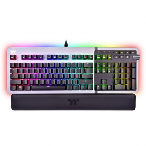 Thermaltake Argent K5 RGB Cherry MX Speed Silver US Gaming billentyűzet (GKB-KB5-SSSRUS-01)