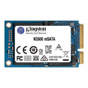 1TB Kingston SSD mSATA KC600 meghajtó (SKC600MS/1024G)