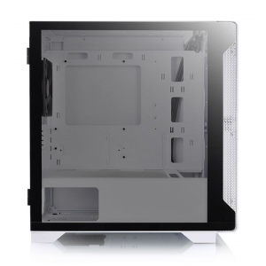 Thermaltake S100 Tempered Glass Snow Edition Micro táp nélküli ablakos ház fehér (CA-1Q9-00S6WN-00)