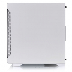 Thermaltake S100 Tempered Glass Snow Edition Micro táp nélküli ablakos ház fehér (CA-1Q9-00S6WN-00)