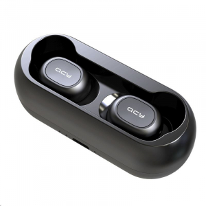 QCY T1C Stereo True wireless Bluetooth mikrofonos fülhallgató fekete (TC1BK)