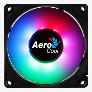 Aerocool Frost 8 ház hűtő ventilátor 8cm FRGB LED (ACF1-FS10117.11)