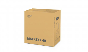 Deepcool MATREXX 40 3FS táp nélküli ablakos Micro-ATX ház fekete (DP-MATX-MATREXX40-3FS)