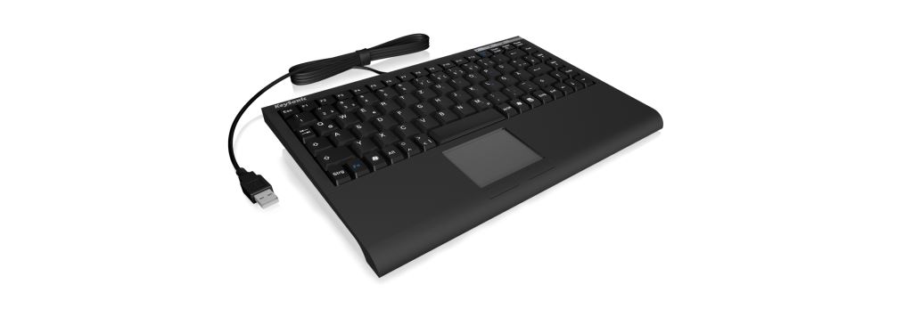 Raidsonic ACK-540U+  angol billentyűzet touchpaddal fekete USB