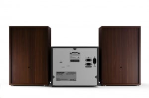 Sharp XL-B512BR Bluetooth mikrohifi rendszer fekete-barna