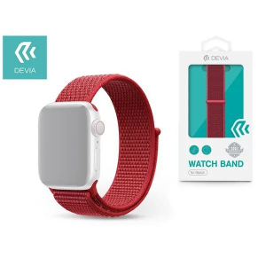 Devia ST326363 Apple Watch sport óraszíj piros