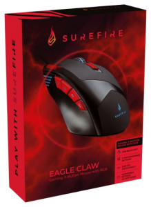 SureFire Eagle Claw optikai Gaming egér fekete (48817)