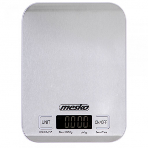 Mesko MS3169W digitális konyhai mérleg inox