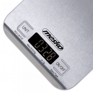Mesko MS3169W digitális konyhai mérleg inox
