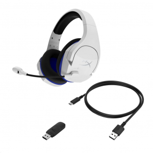 HyperX Cloud Stinger Core PS5 Gaming Headset fehér (HHSS1C-KB-WT/G / 4P5J1AA)