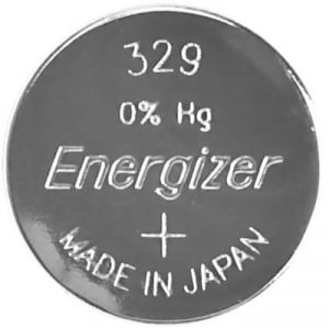 329 gombelem, ezüstoxid, 1,55V, 39 mAh, Energizer SR731SW, SR731, V329, D329, RW300, R329/24, GP29, 329A, 329X