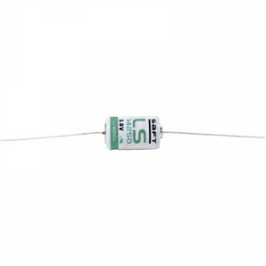 1/2 AA lítium elem, forrasztható, 3,6V 1200 mAh, forrfüles, 15 x 25 mm, Saft LS14250CNA