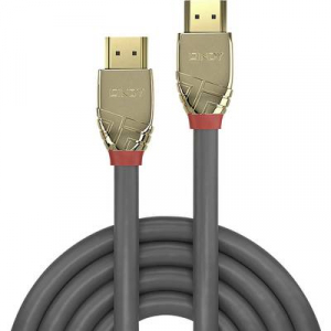 LINDY HDMI Csatlakozókábel [1x HDMI dugó - 1x HDMI dugó] 20.00 m Szürke