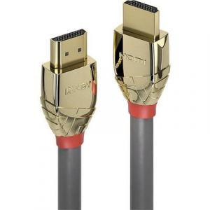 LINDY HDMI Csatlakozókábel [1x HDMI dugó - 1x HDMI dugó] 20.00 m Szürke