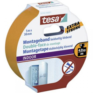 Kétoldalas ragasztószalag beltérre, 5m:38mm, TESA®