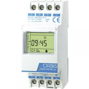 ORBIS Zeitschalttechnik DATA MICRO-2 + 230 V Kalapsínes időkapcsoló óra Digitális 250 V/AC