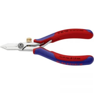 Elektronikai huzalcsupaszító olló, O 0,03-1 mm, Knipex 11 82 130