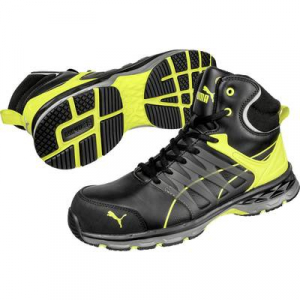 PUMA Safety VELOCITY 2.0 YELLOW MID 633880-44 ESD biztonsági csizma S3 Méret: 44 Fekete, Sárga 1 pár