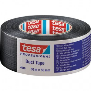 tesa 04610-00004-00 Szövet ragasztószalag tesa® Duct tape Fekete (H x Sz) 50 m x 50 mm 50 m