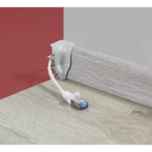 RJ45 Patch kábel, hálózati LAN kábel, hajlékony, tűzálló CAT 6A S/FTP 3 m szürke, Renkforce