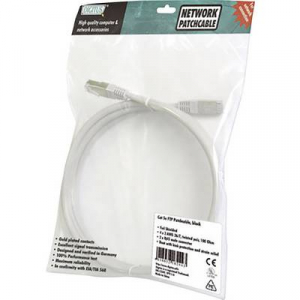 RJ45 H&aacute;l&oacute;zat Csatlakoz&oacute;k&aacute;bel CAT 5e SF/UTP 3.00 m Sz&uuml;rke sodort &eacute;rp&aacute;r Digitus