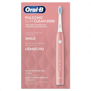 Braun Oral-B Pulsonic Slim Clean 2000 pink elektromos fogkefe (421020130586)