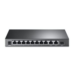 TP-LINK Switch 8x100Mbps (8xPOE+) + 2x1000Mbps + Gigabit SFP (TL-SL1311MP)