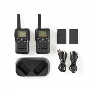 Nedis WLTK1010BK Walkie-Talkie (adó-vevő) szett fekete