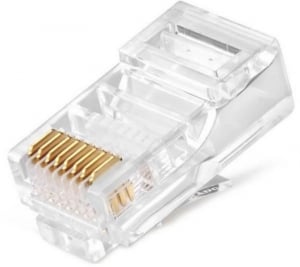 Gembird RJ45 CAT5e UTP csatlakoz&oacute; dug&oacute; 8P8C 100db (PLUG3UP6/100)