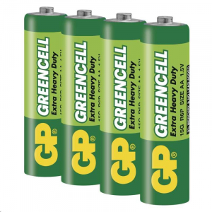 GP 1.5V Greencell ceruza (AA) elem (4db/zsugor)  (B1220)