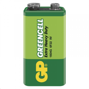 GP 9V Greencell 1604G elem (1db/zsugor)  (B1250)