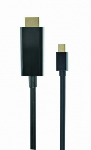 Gembird Mini DisplayPort 1.2 -> HDMI M/M kábel 1.8m fekete (CC-mDP-HDMI-6)